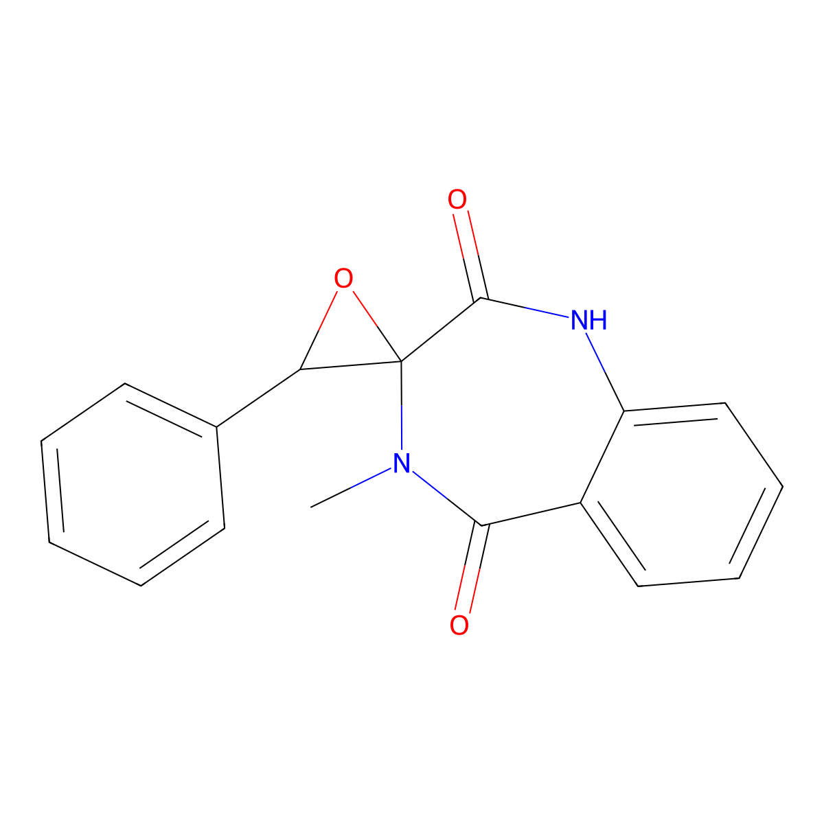 Cyclopenin molecular structure, CAS 19553-26-5