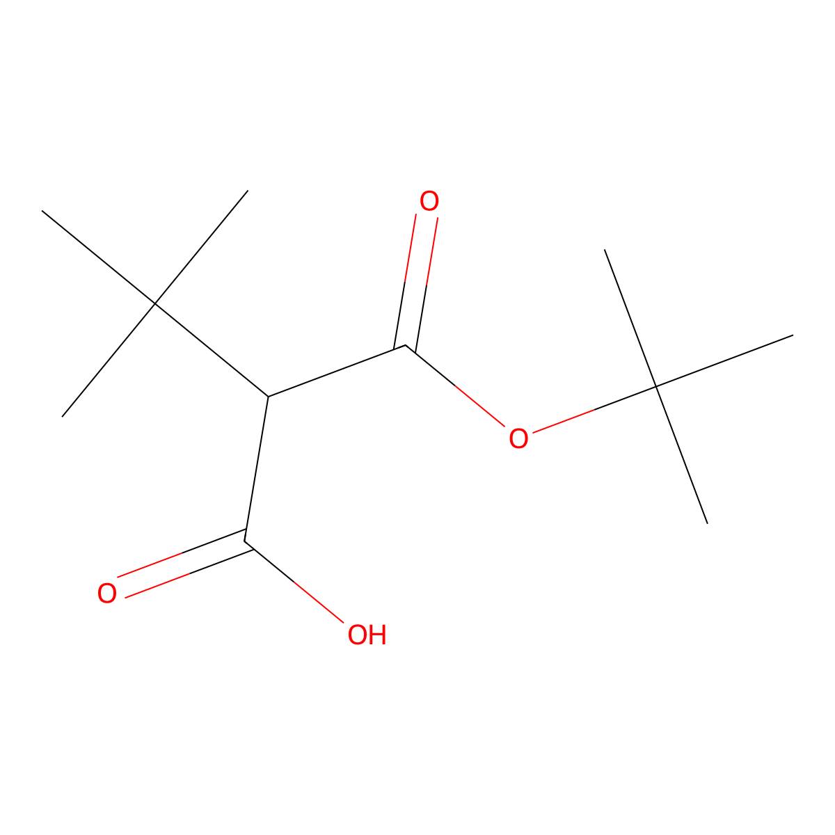 2-[(Tert-butoxy)carbonyl]-3,3-dimethylbutanoic acid molecular structure, CAS 1955494-78-6