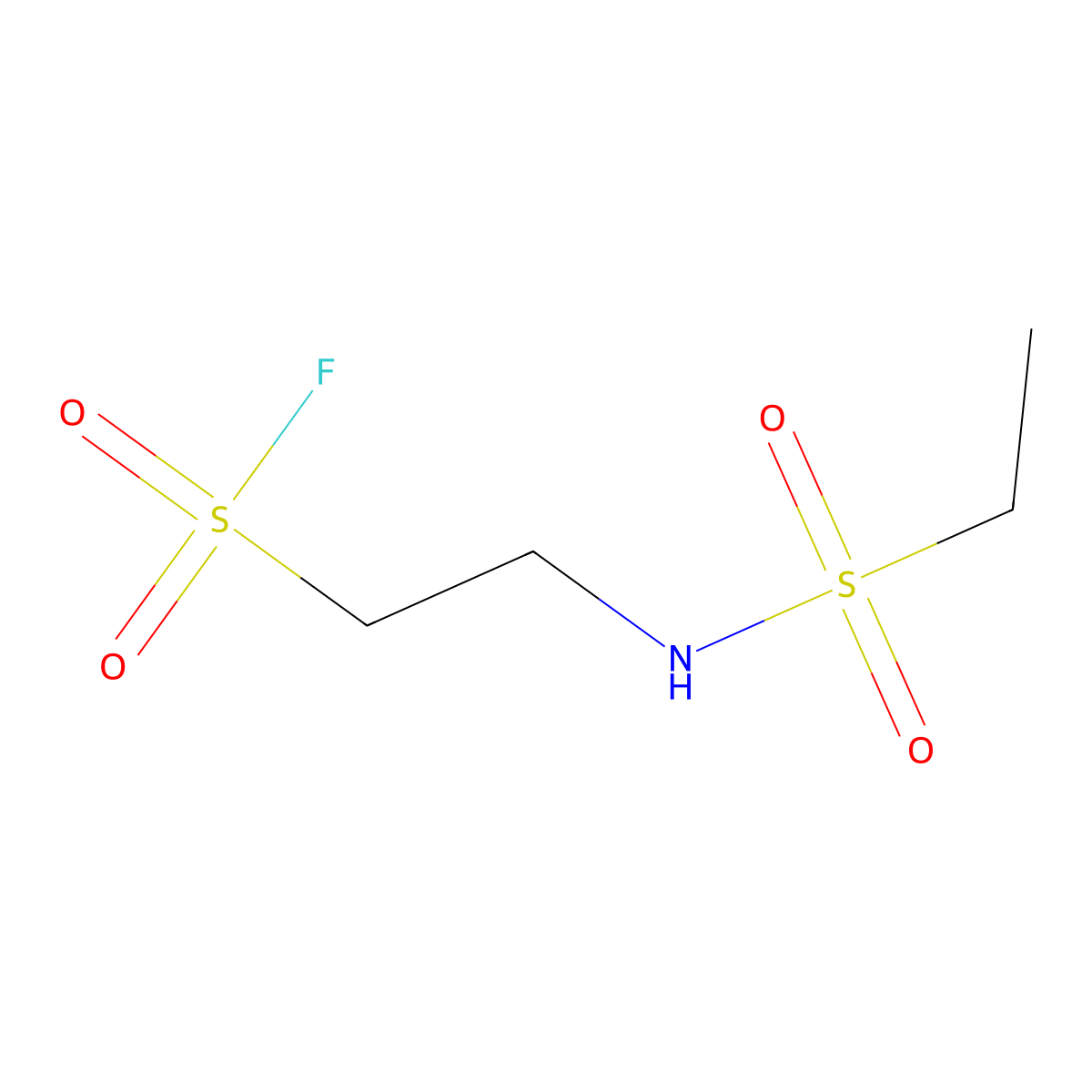 2-Ethanesulfonamidoethane-1-sulfonyl fluoride molecular structure, CAS 1955498-00-6
