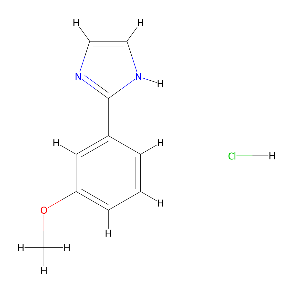 2-(3-methoxyphenyl)-1H-imidazole hydrochloride molecular structure, CAS 1955499-40-7