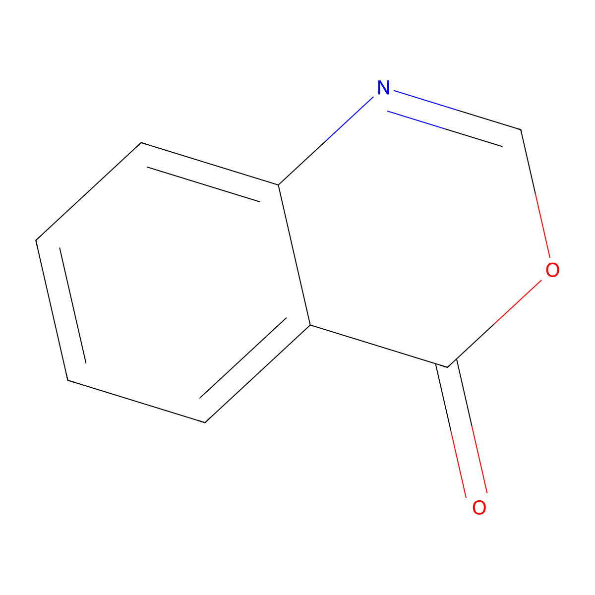 4H-Benzo[d][1,3]oxazin-4-one molecular structure, CAS 19555-60-3