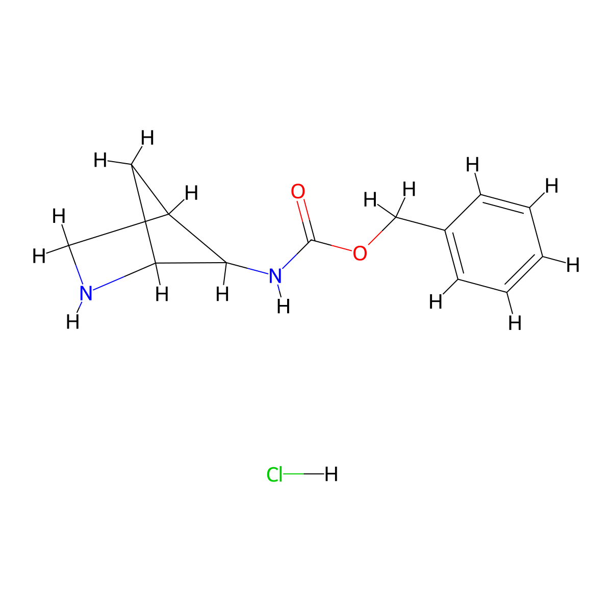 benzyl N-{2-azabicyclo[2.1.1]hexan-5-yl}carbamate hydrochloride molecular structure, CAS 1955506-09-8