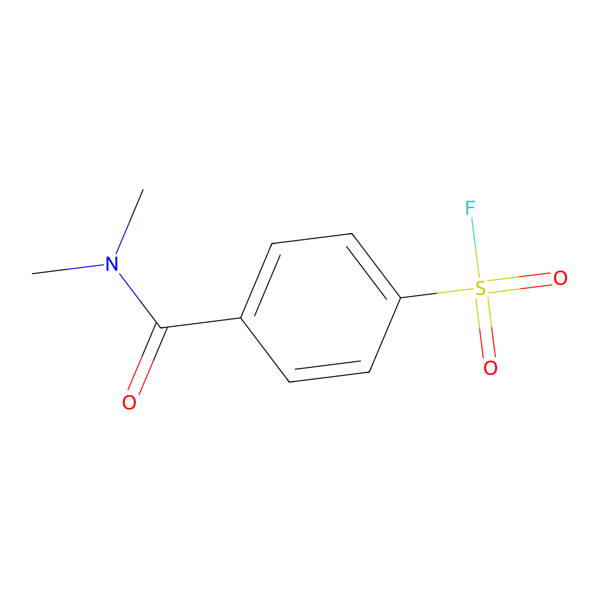 4-(Dimethylcarbamoyl)benzene-1-sulfonyl fluoride molecular structure, CAS 1955506-91-8