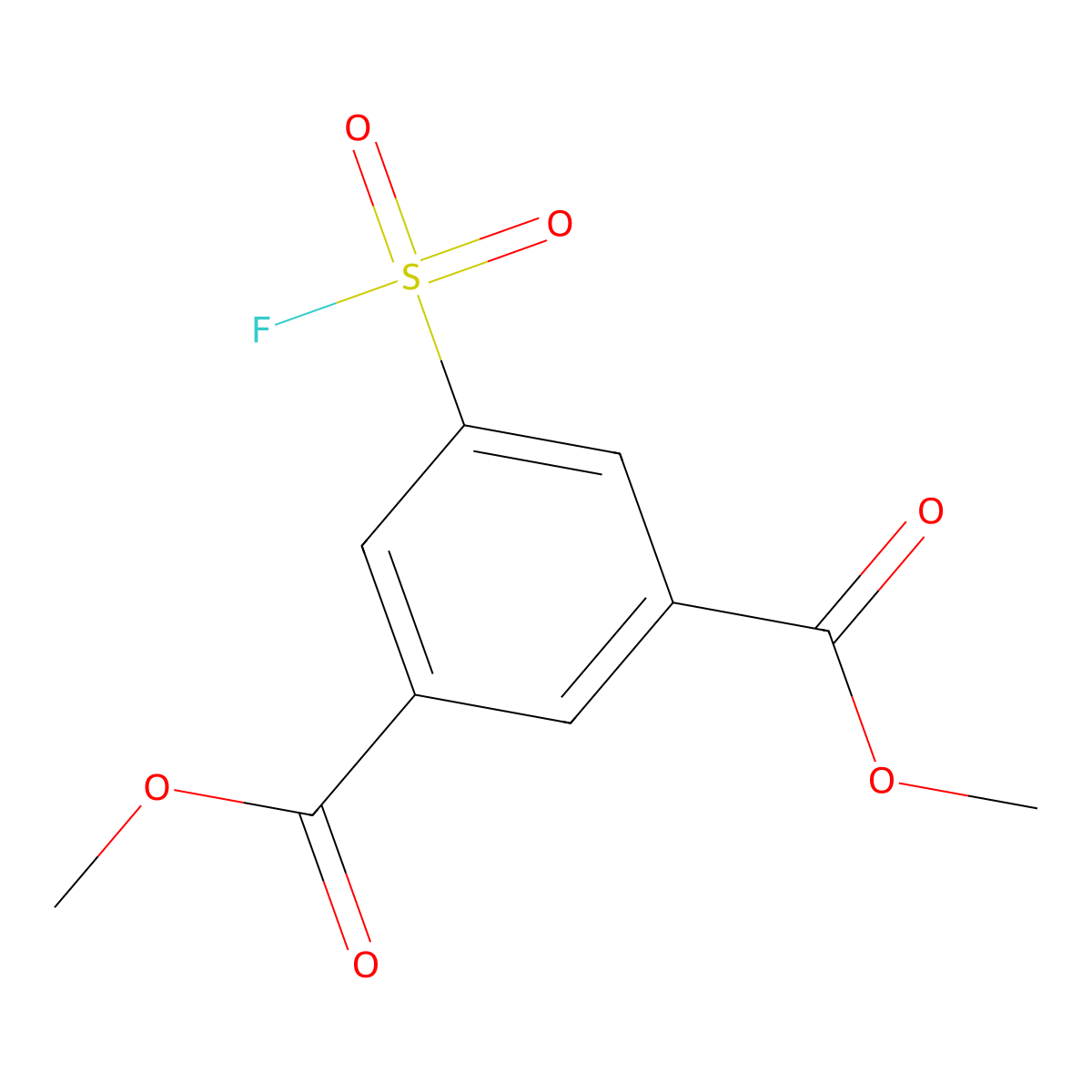 1,3-Dimethyl 5-(fluorosulfonyl)benzene-1,3-dicarboxylate molecular structure, CAS 1955507-26-2