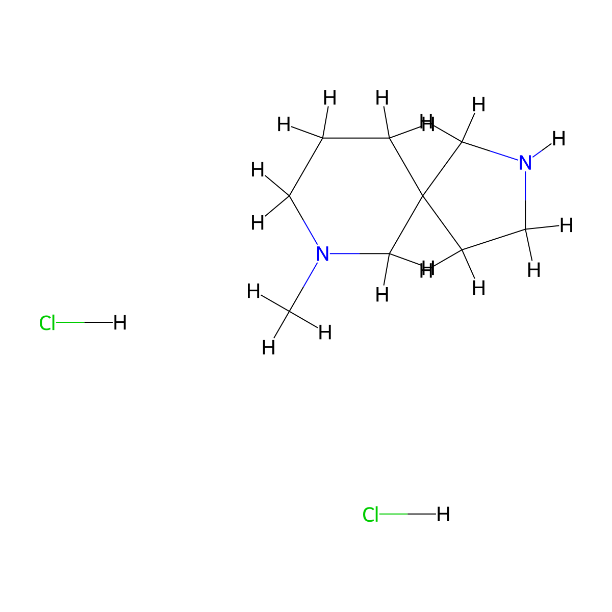 7-Methyl-2,7-diazaspiro[4.5]decane dihydrochloride molecular structure, CAS 1955515-24-8