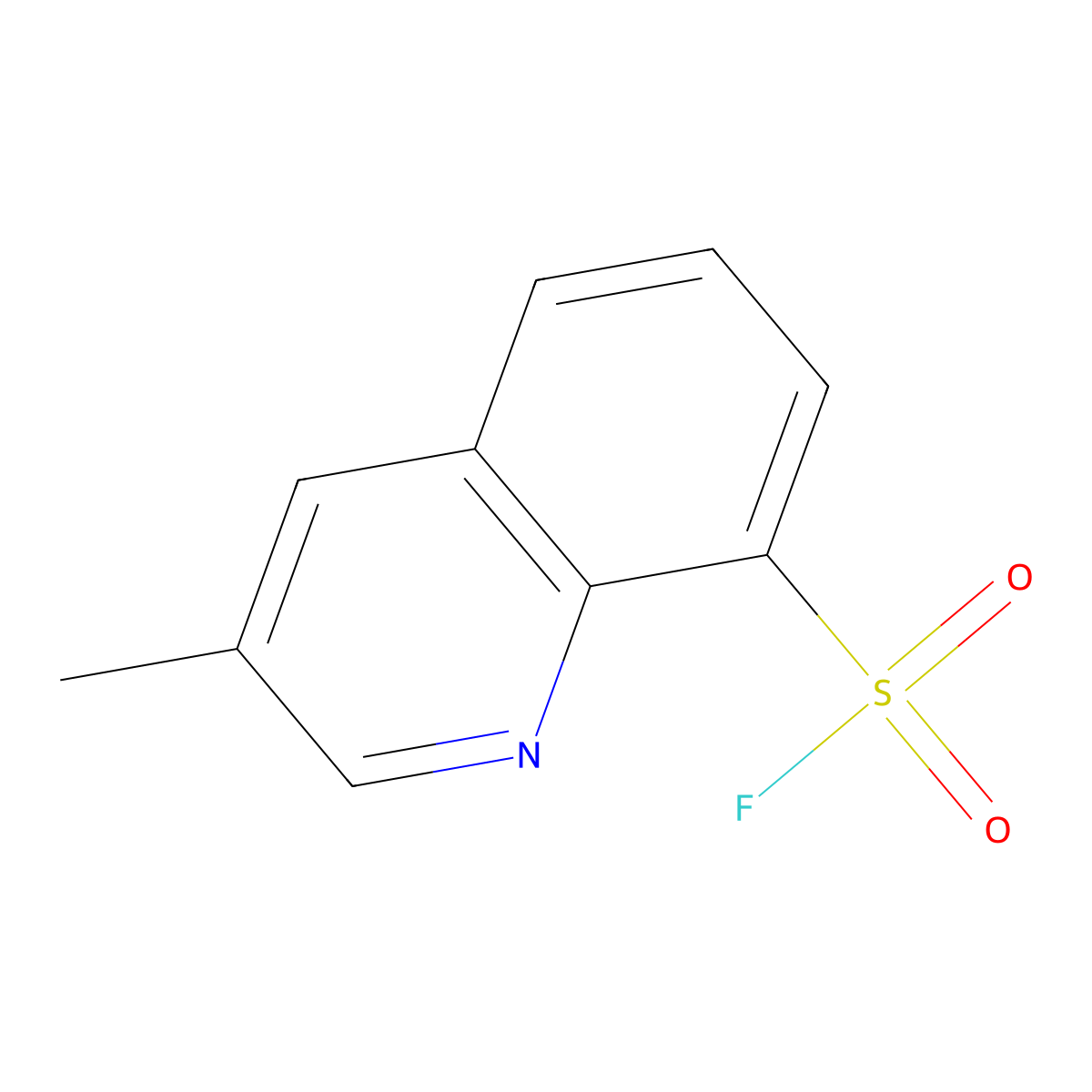 3-Methylquinoline-8-sulfonyl fluoride molecular structure, CAS 1955515-91-9