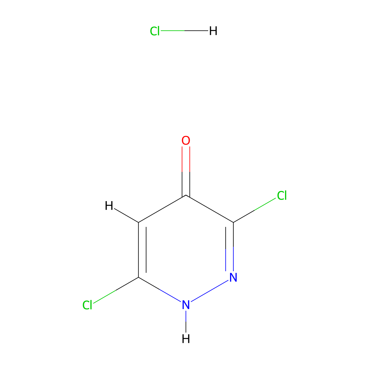 3,6-Dichloropyridazin-4-ol hydrochloride molecular structure, CAS 1955519-50-2