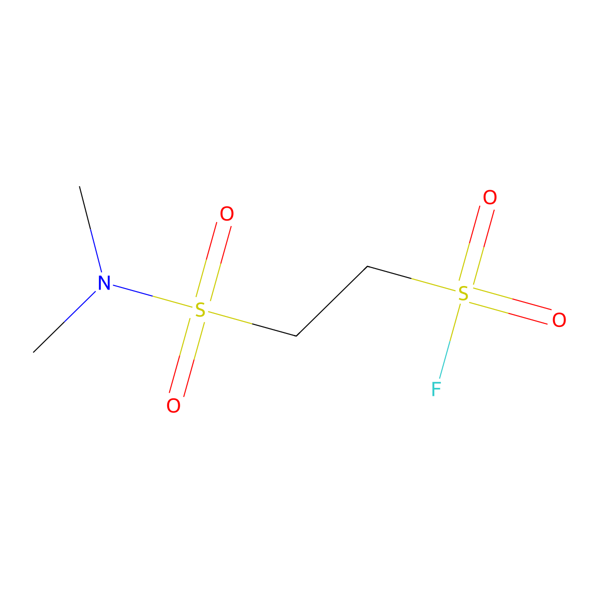 2-(Dimethylsulfamoyl)ethane-1-sulfonyl fluoride molecular structure, CAS 1955519-54-6
