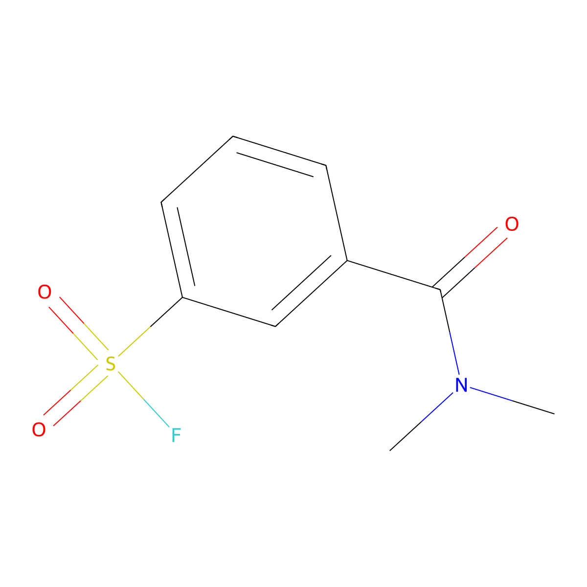 3-(Dimethylcarbamoyl)benzene-1-sulfonyl fluoride molecular structure, CAS 1955520-05-4