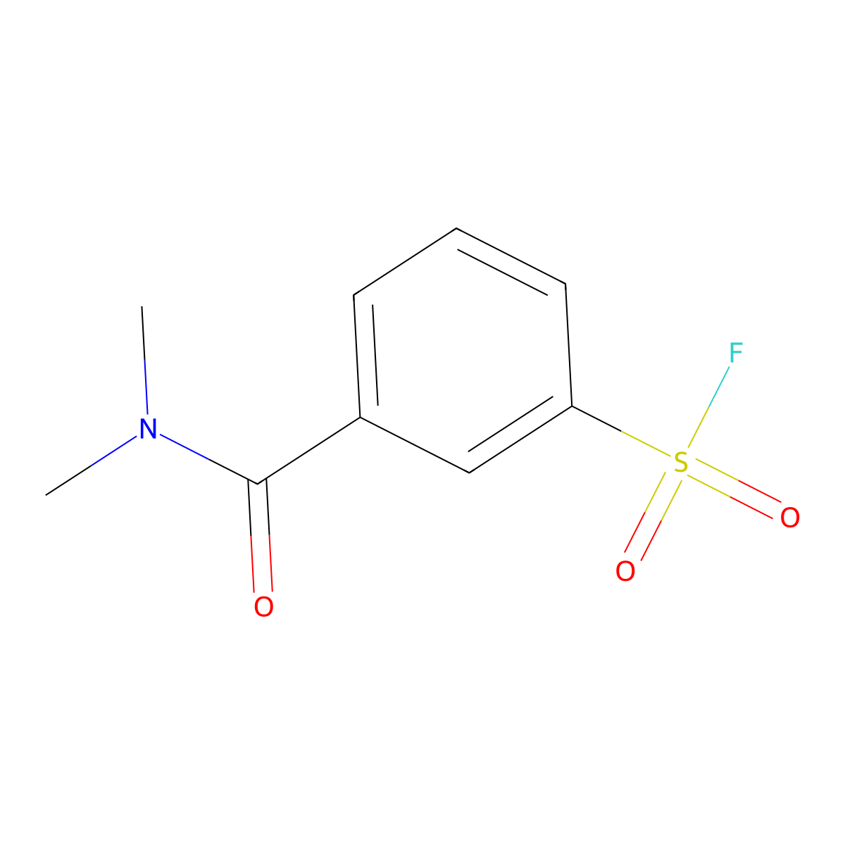3-(Dimethylcarbamoyl)benzene-1-sulfonyl fluoride molecular structure, CAS 1955520-05-4