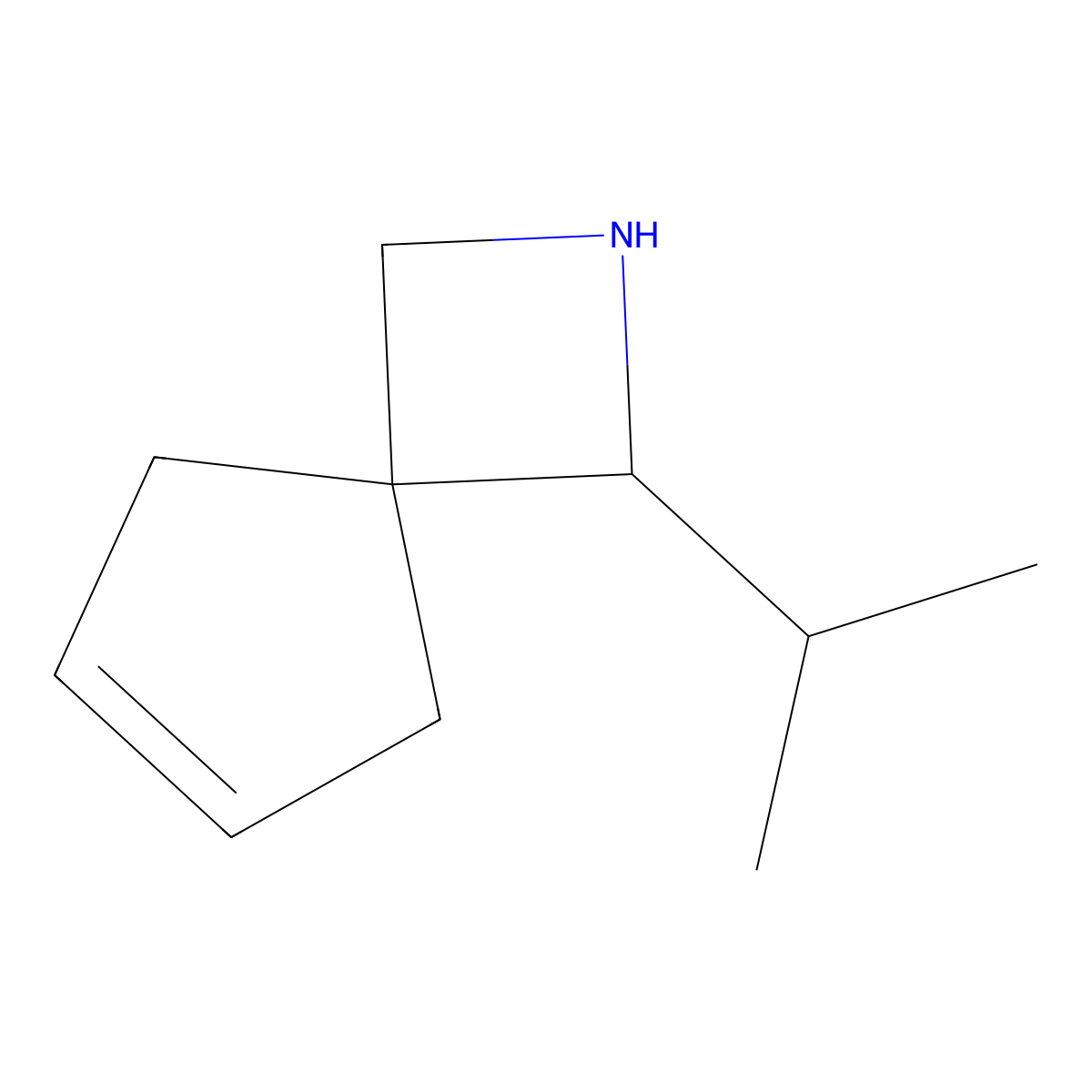 1-(Propan-2-yl)-2-azaspiro[3.4]oct-6-ene molecular structure, CAS 1955522-58-3