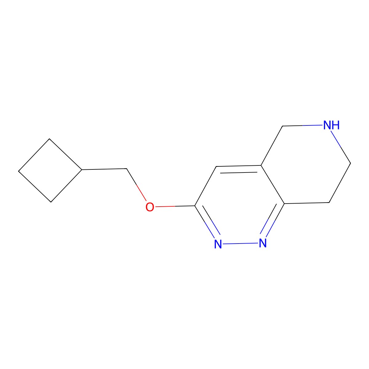 3-(Cyclobutylmethoxy)-5,6,7,8-tetrahydropyrido[4,3-c]pyridazine molecular structure, CAS 1955523-15-5