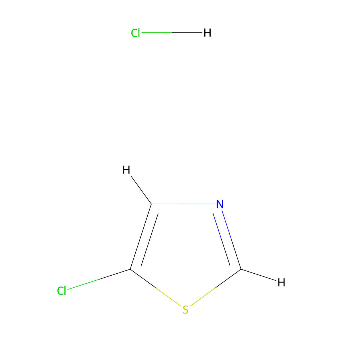 5-Chloro-1,3-thiazole hydrochloride molecular structure, CAS 1955523-27-9