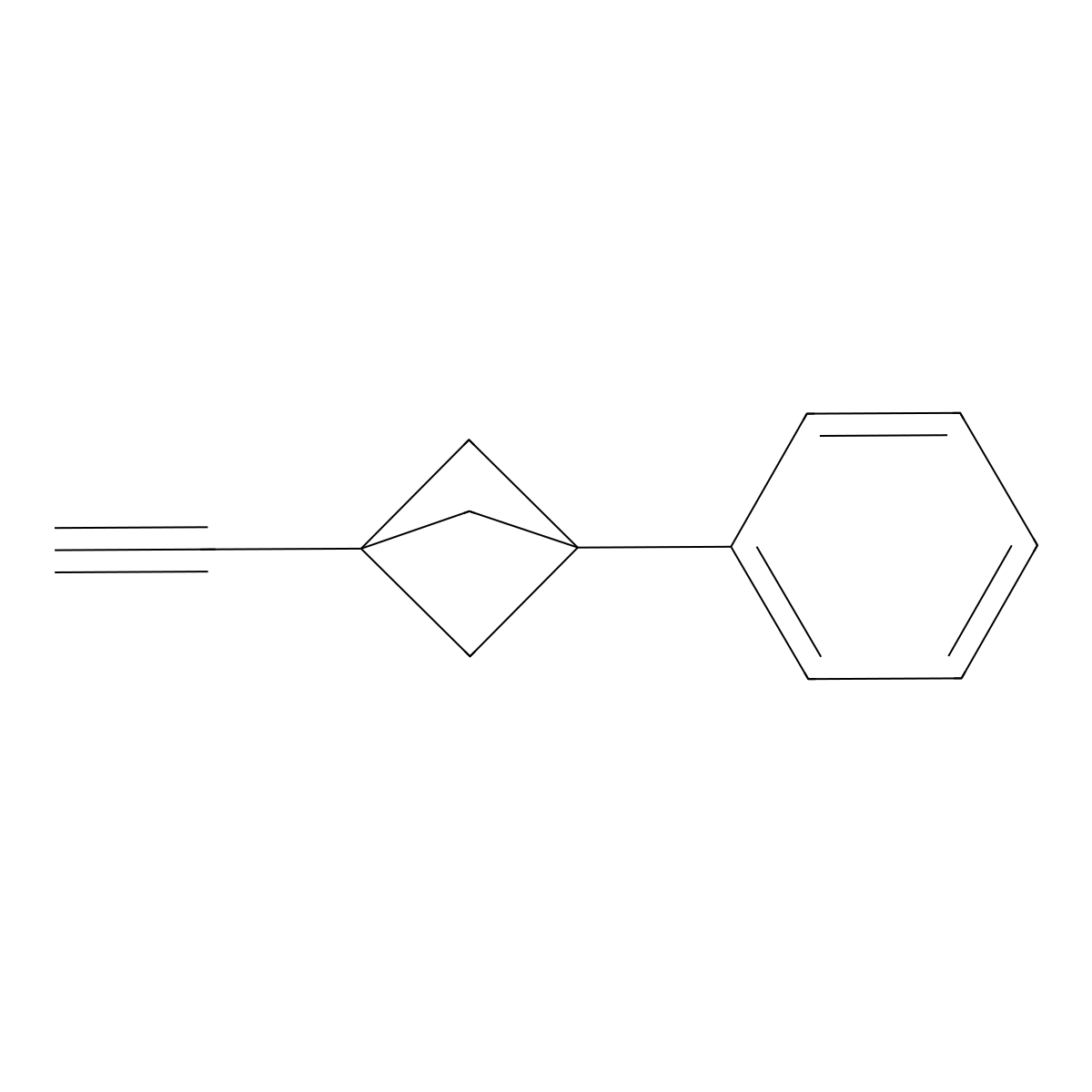 1-Ethynyl-3-phenylbicyclo[1.1.1]pentane molecular structure, CAS 1955524-44-3
