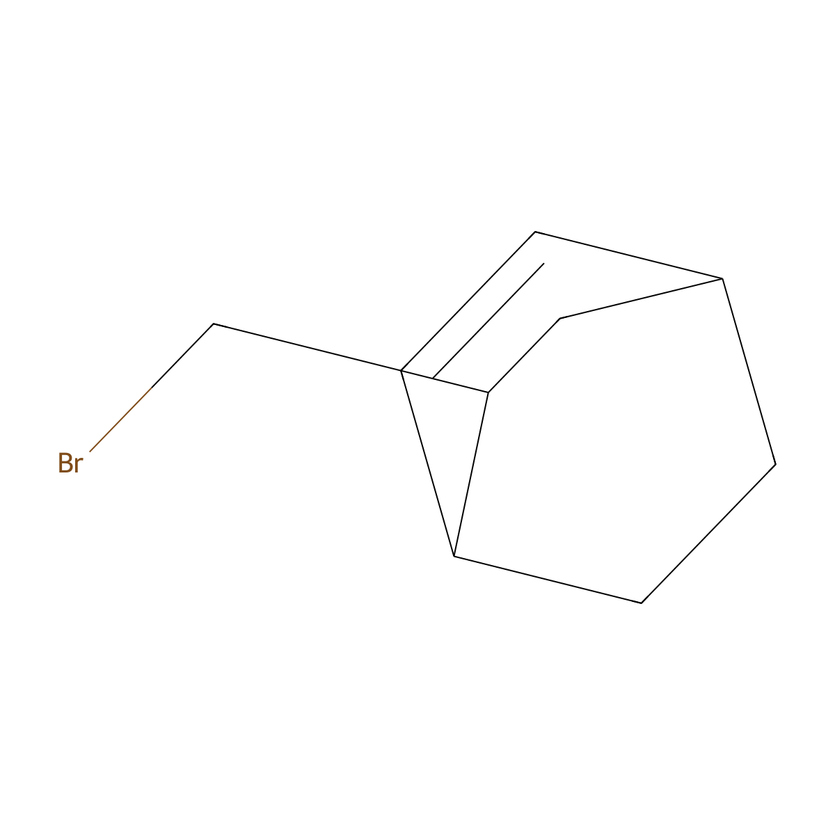 rac-(1R,4R,5R)-5-(bromomethyl)bicyclo[2.2.2]oct-2-ene molecular structure, CAS 1955530-42-3