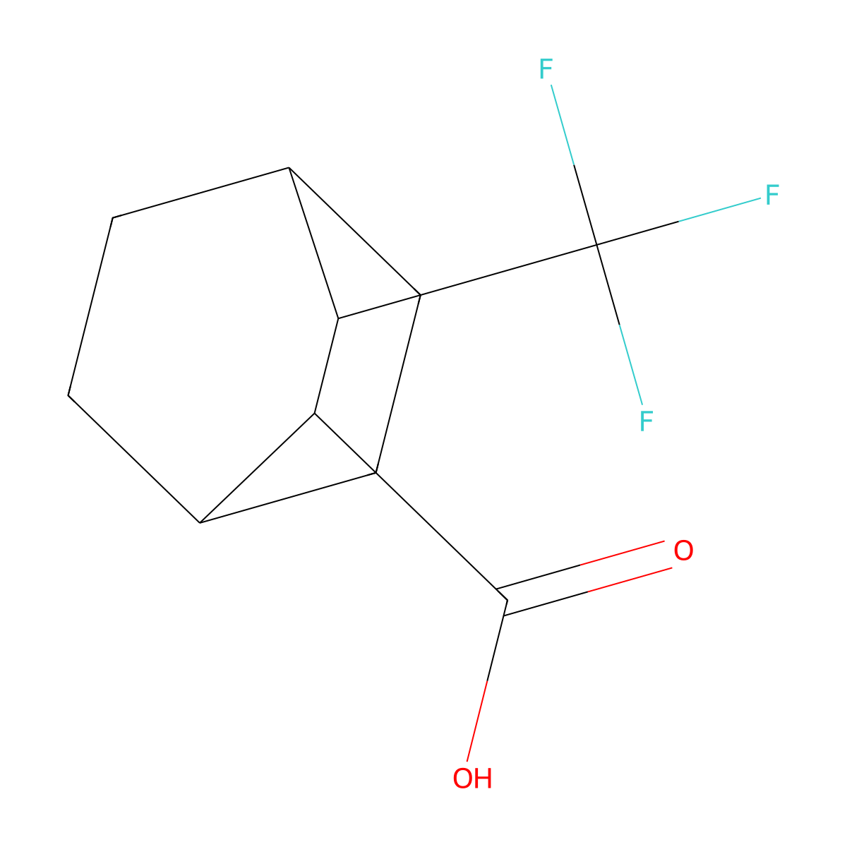 3-(Trifluoromethyl)bicyclo[2.2.2]octane-2-carboxylic acid molecular structure, CAS 1955531-67-5