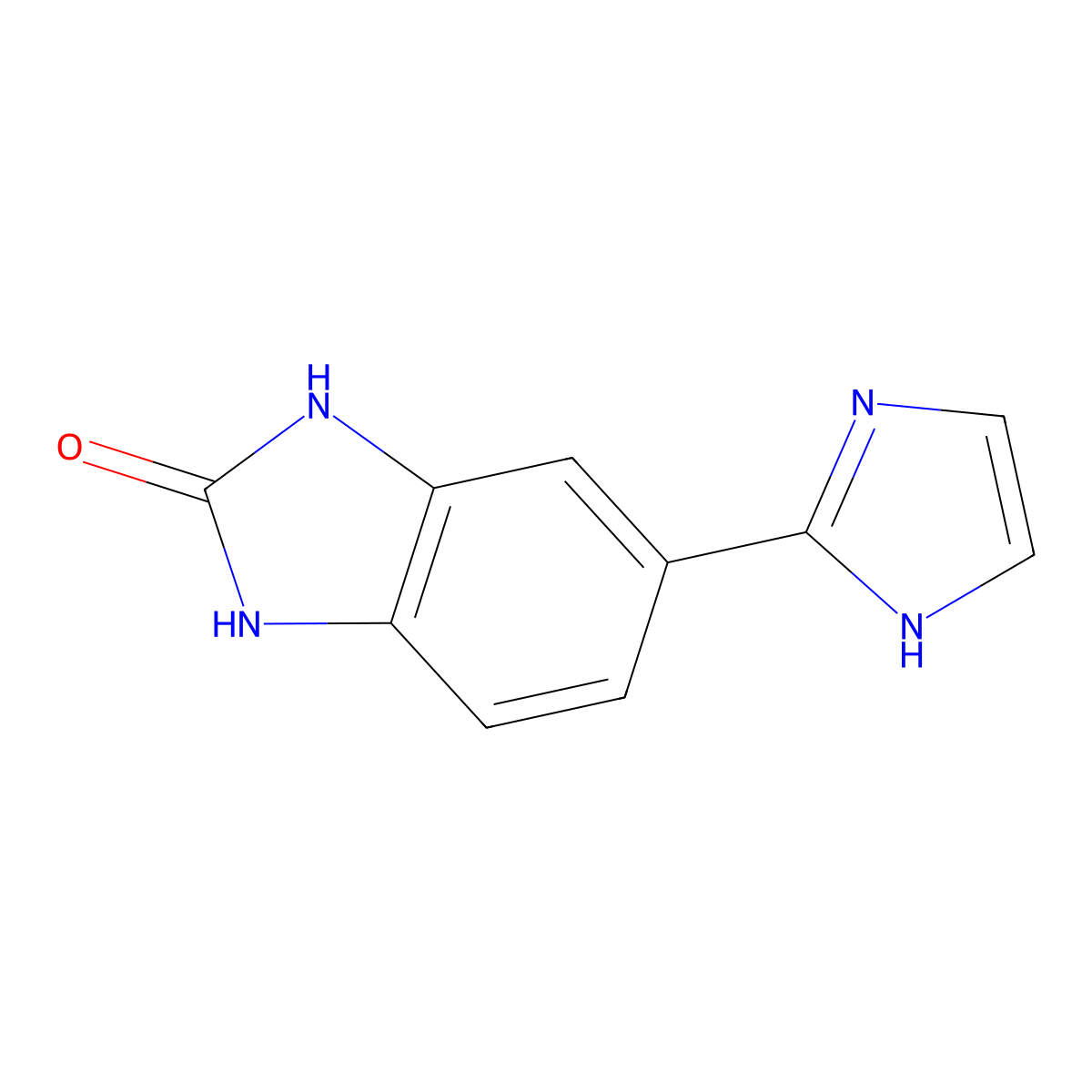 5-(1H-imidazol-2-yl)-2,3-dihydro-1H-1,3-benzodiazol-2-one molecular structure, CAS 1955540-75-6