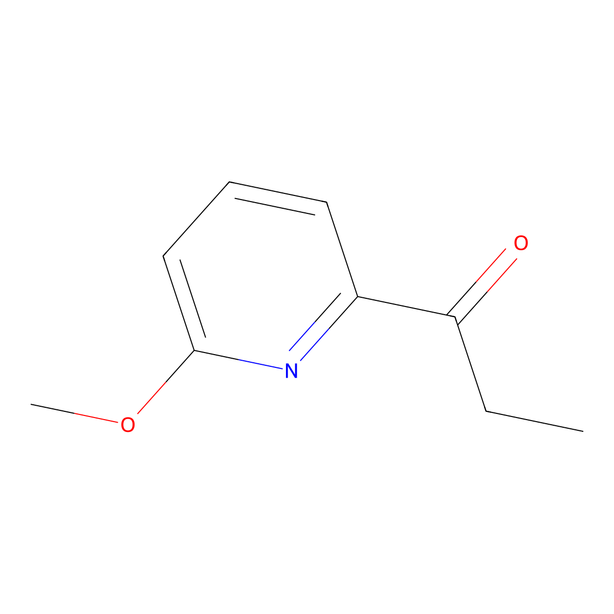1-(6-Methoxypyridin-2-yl)propan-1-one molecular structure, CAS 1955540-80-3