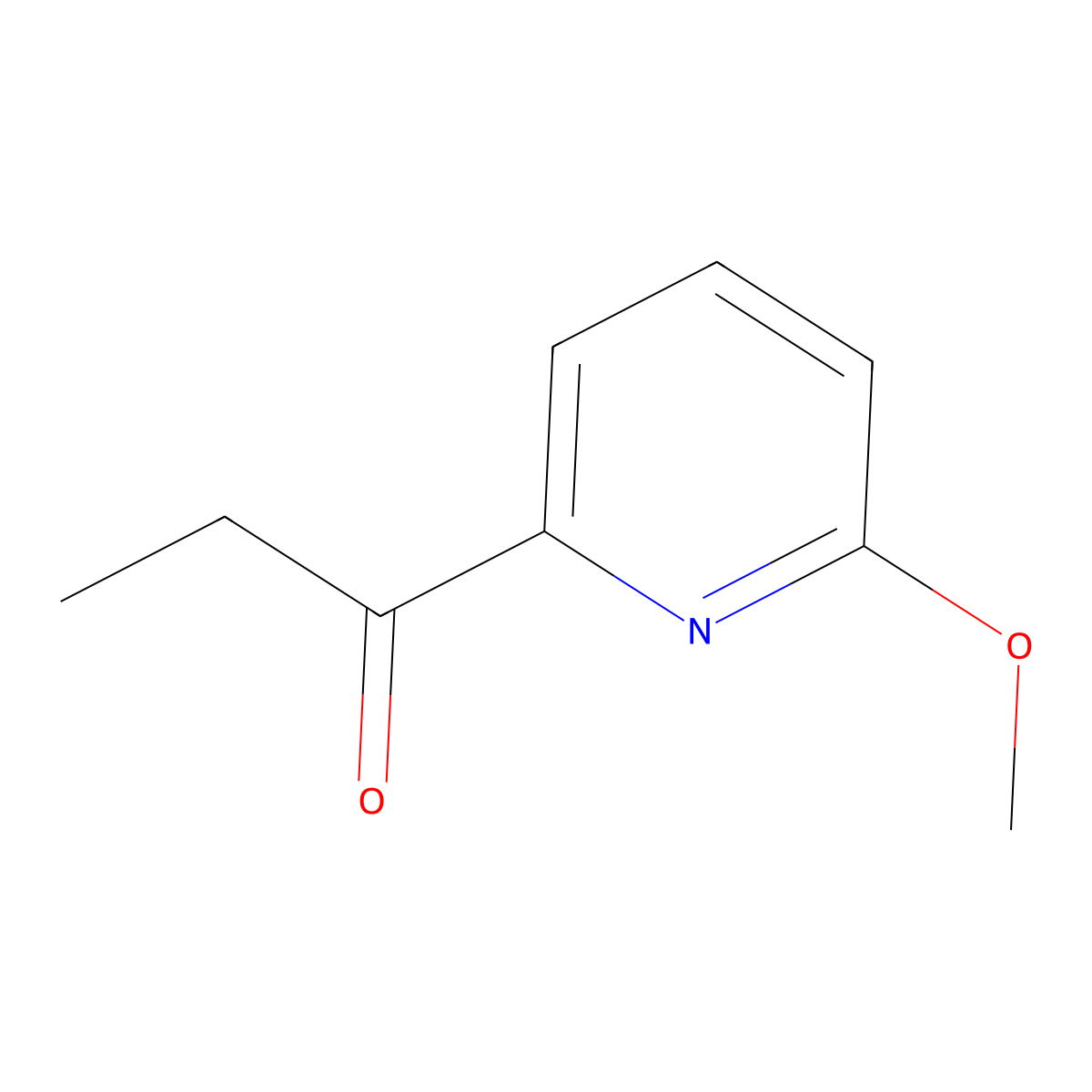 1-(6-Methoxypyridin-2-yl)propan-1-one molecular structure, CAS 1955540-80-3