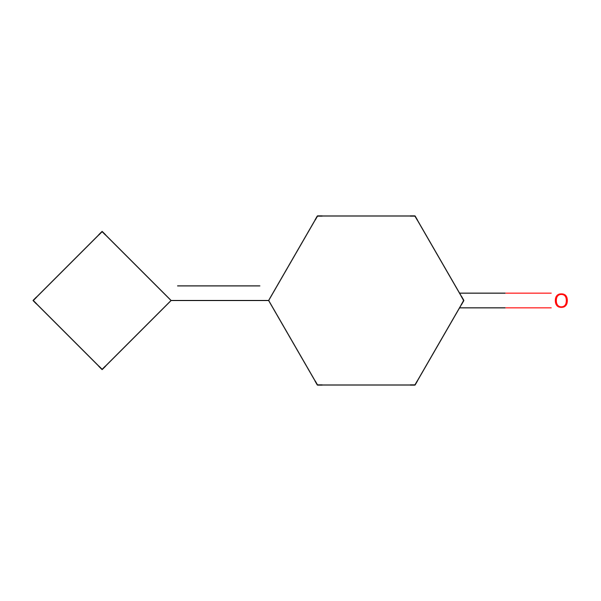 4-Cyclobutylidenecyclohexan-1-one molecular structure, CAS 1955547-55-3