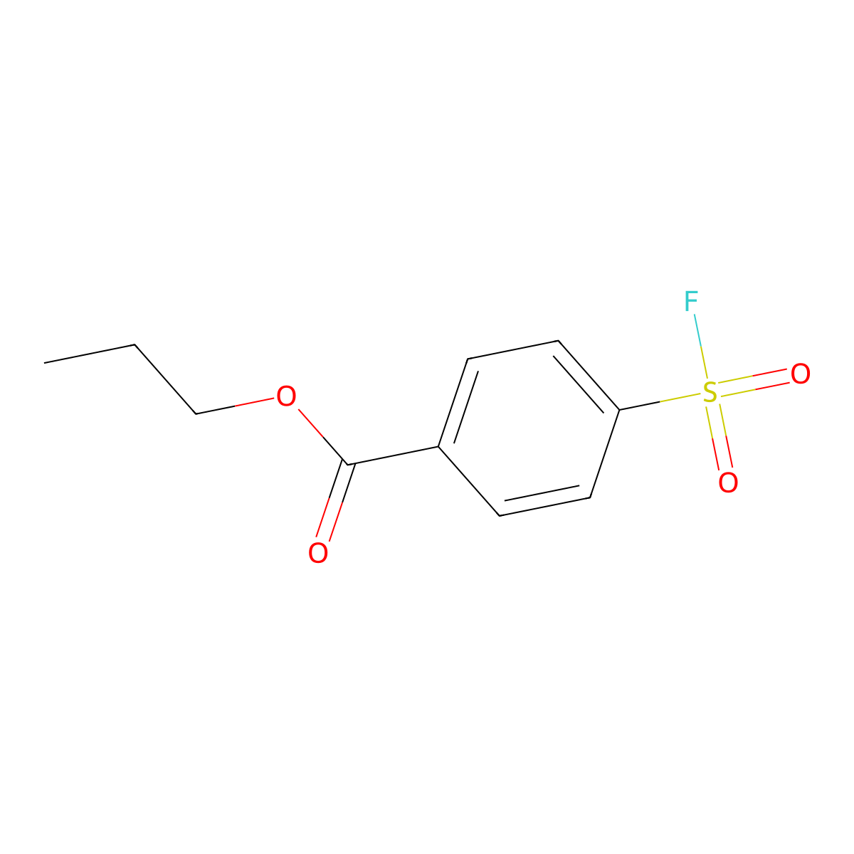 Propyl 4-(fluorosulfonyl)benzoate molecular structure, CAS 1955558-03-8