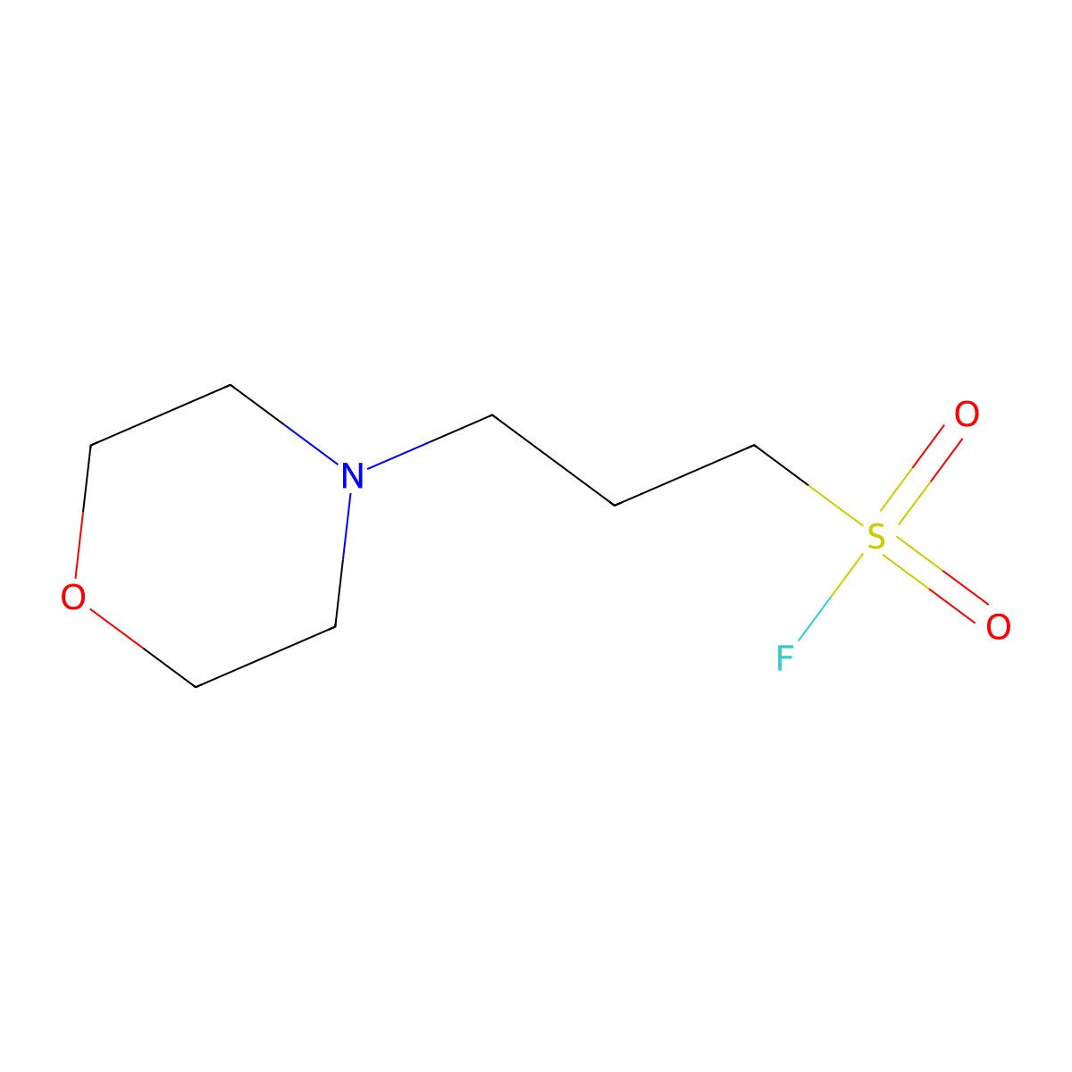 3-(Morpholin-4-yl)propane-1-sulfonyl fluoride molecular structure, CAS 1955558-35-6