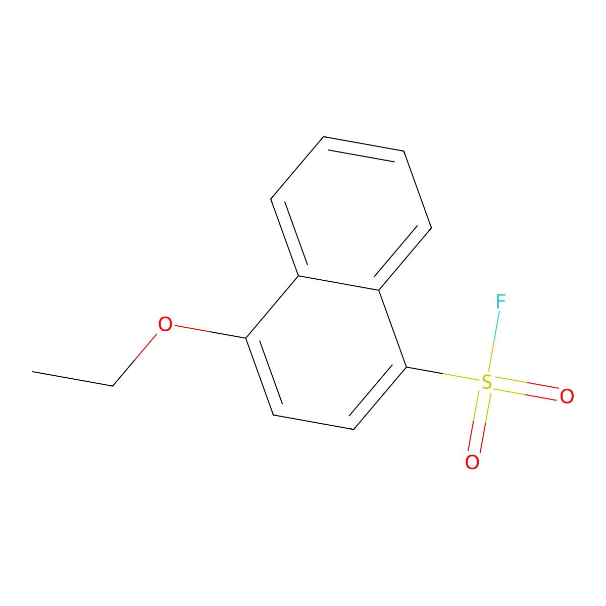 4-Ethoxynaphthalene-1-sulfonyl fluoride molecular structure, CAS 1955560-50-5