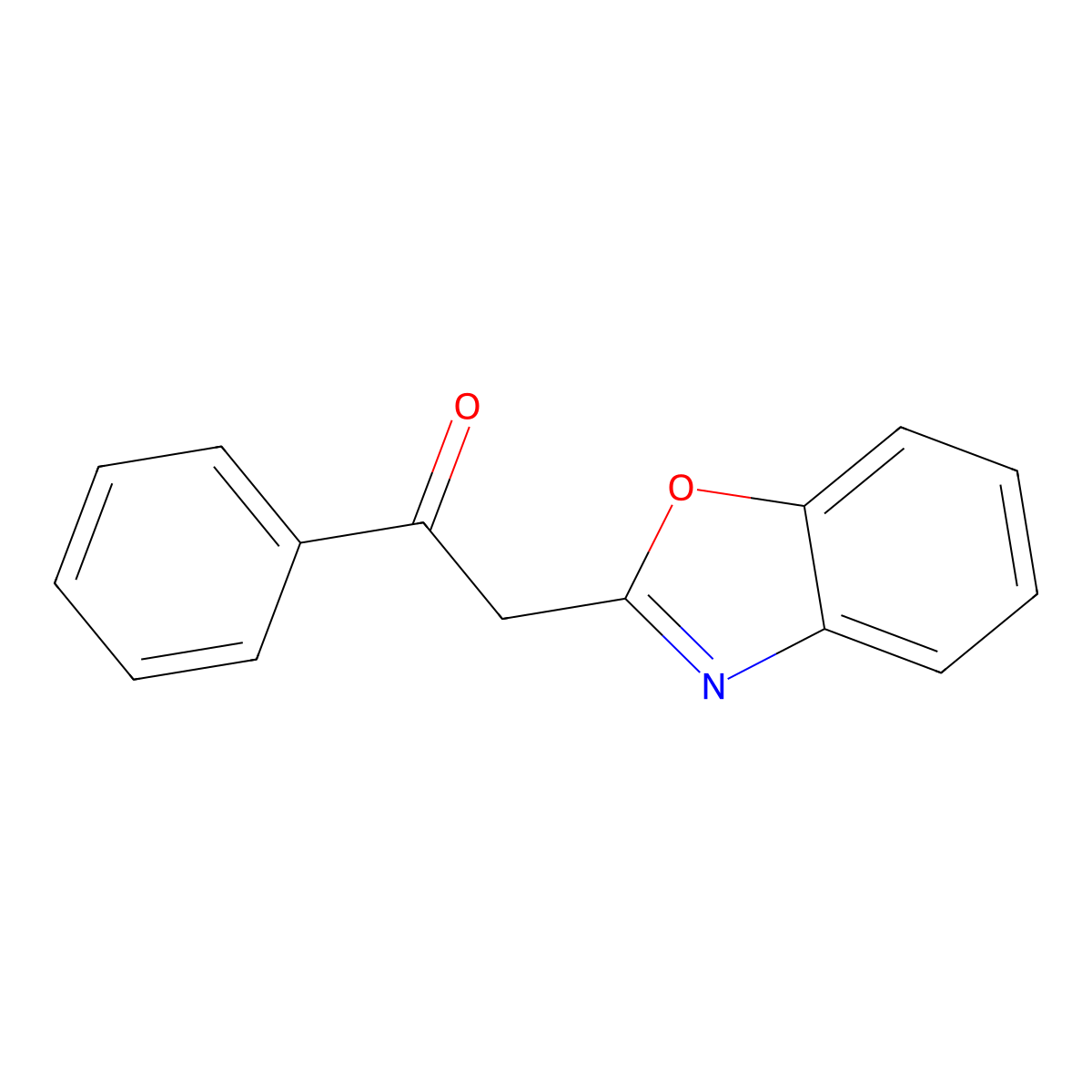 2-Benzoxazol-2-yl-1-phenylethan-1-one molecular structure, CAS 19560-88-4
