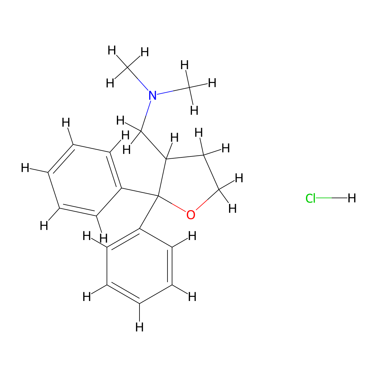 Blarcamesine Hydrochloride molecular structure, CAS 195615-84-0