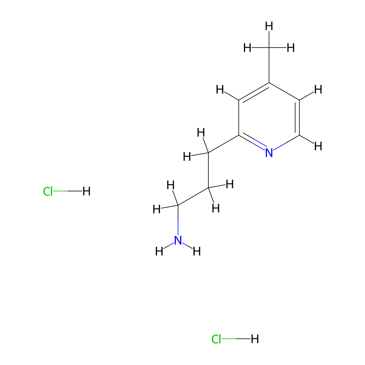 3-(4-Methylpyridin-2-yl)propan-1-amine dihydrochloride molecular structure, CAS 1956307-03-1