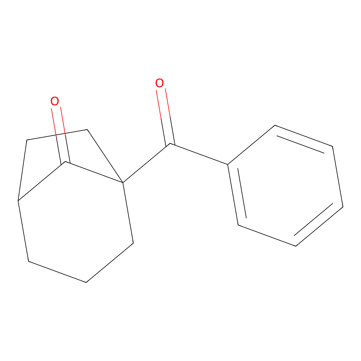 1-Benzoylbicyclo[3.2.1]octan-8-one molecular structure, CAS 1956310-24-9