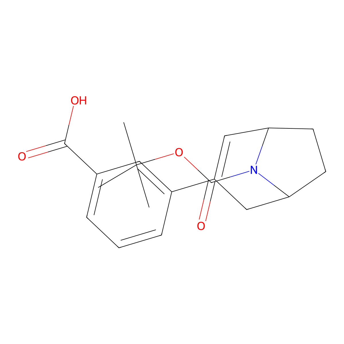 3-(8-(tert-Butoxycarbonyl)-8-azabicyclo[3.2.1]oct-2-en-3-yl)benzoic acid molecular structure, CAS 1956324-69-8