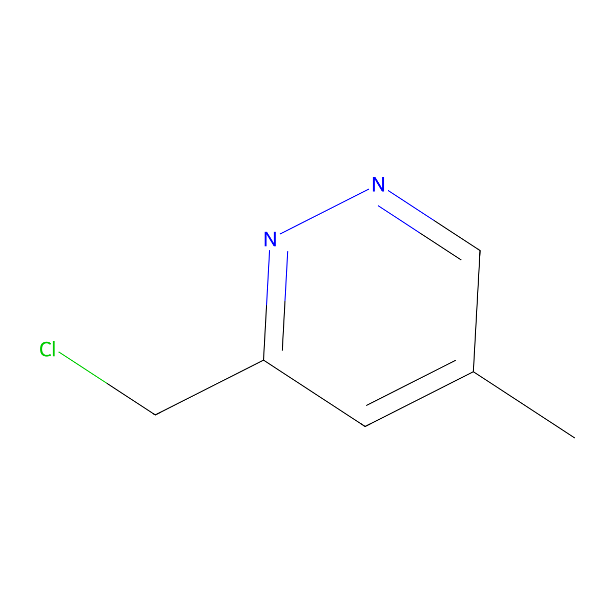 3-(Chloromethyl)-5-methylpyridazine molecular structure, CAS 1956325-05-5