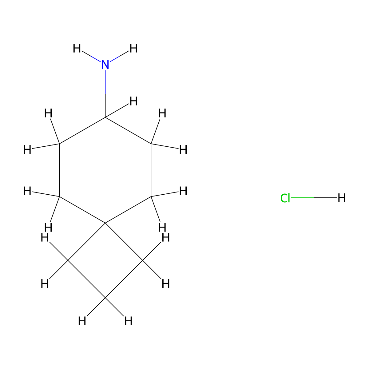 Spiro(3.5)nonan-7-amine hydrochloride molecular structure, CAS 1956326-79-6