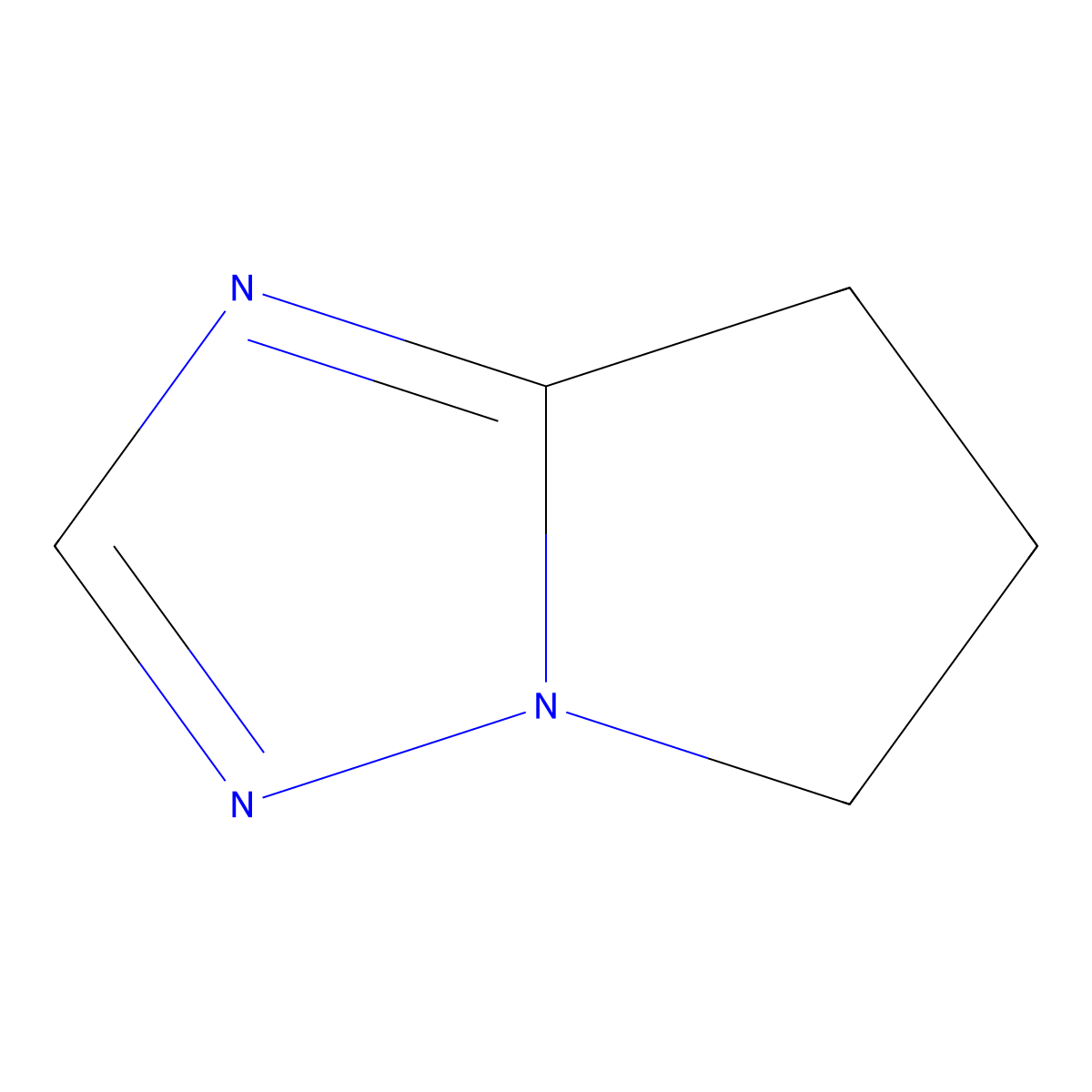 6,7-Dihydro-5h-pyrrolo[1,2-b][1,2,4]triazole molecular structure, CAS 1956327-30-2