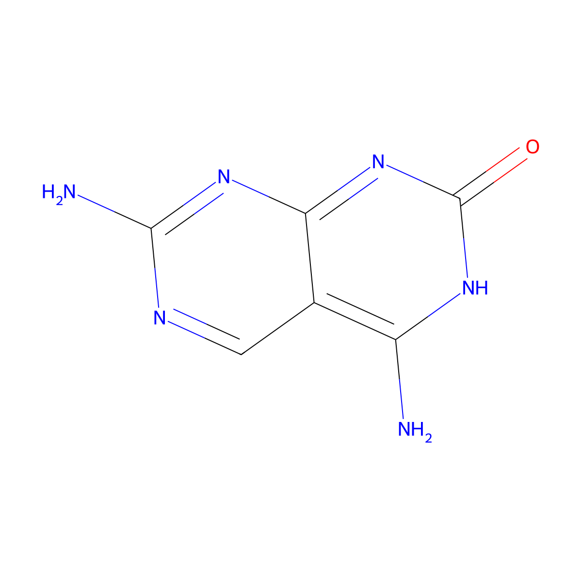 4,7-Diaminopyrimido[4,5-d]pyrimidin-2(1H)-one molecular structure, CAS 1956327-58-4