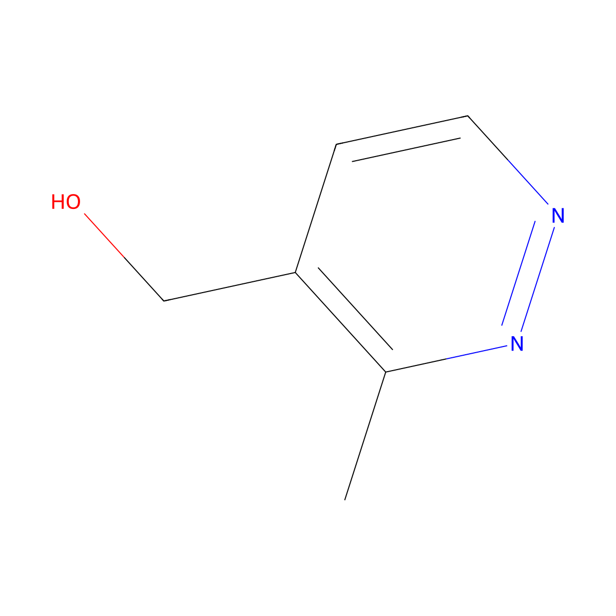 (3-Methylpyridazin-4-yl)methanol molecular structure, CAS 1956328-25-8