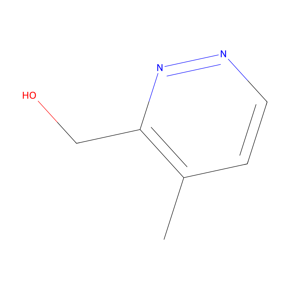 (4-Methylpyridazin-3-yl)methanol molecular structure, CAS 1956328-36-1