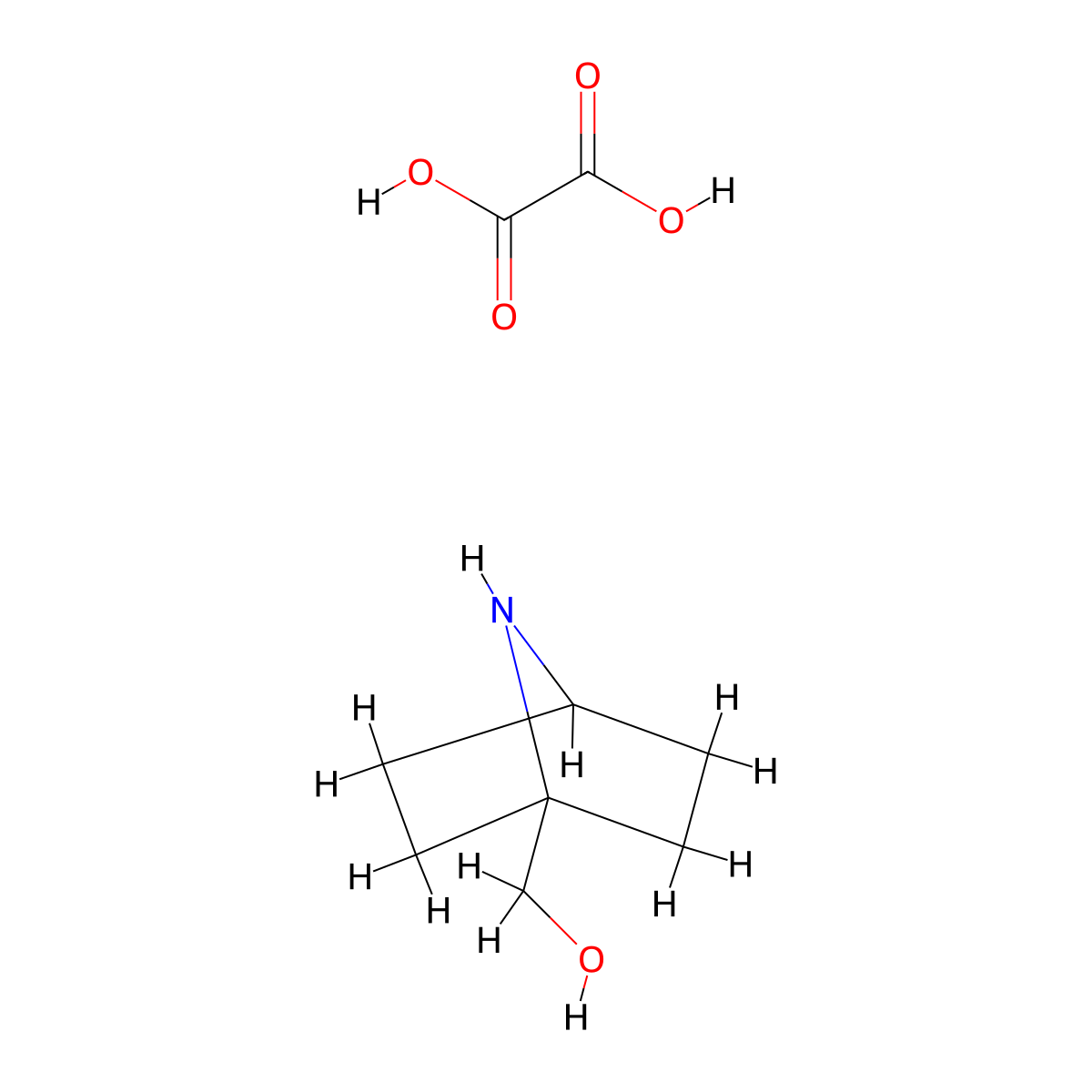 7-Azabicyclo[2.2.1]heptan-1-ylmethanol oxalate molecular structure, CAS 1956328-50-9