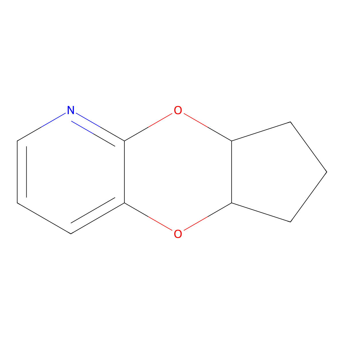 6,7,8,8A-tetrahydro-5aH-cyclopenta[5,6][1,4]dioxino[2,3-b]pyridine molecular structure, CAS 1956331-48-8