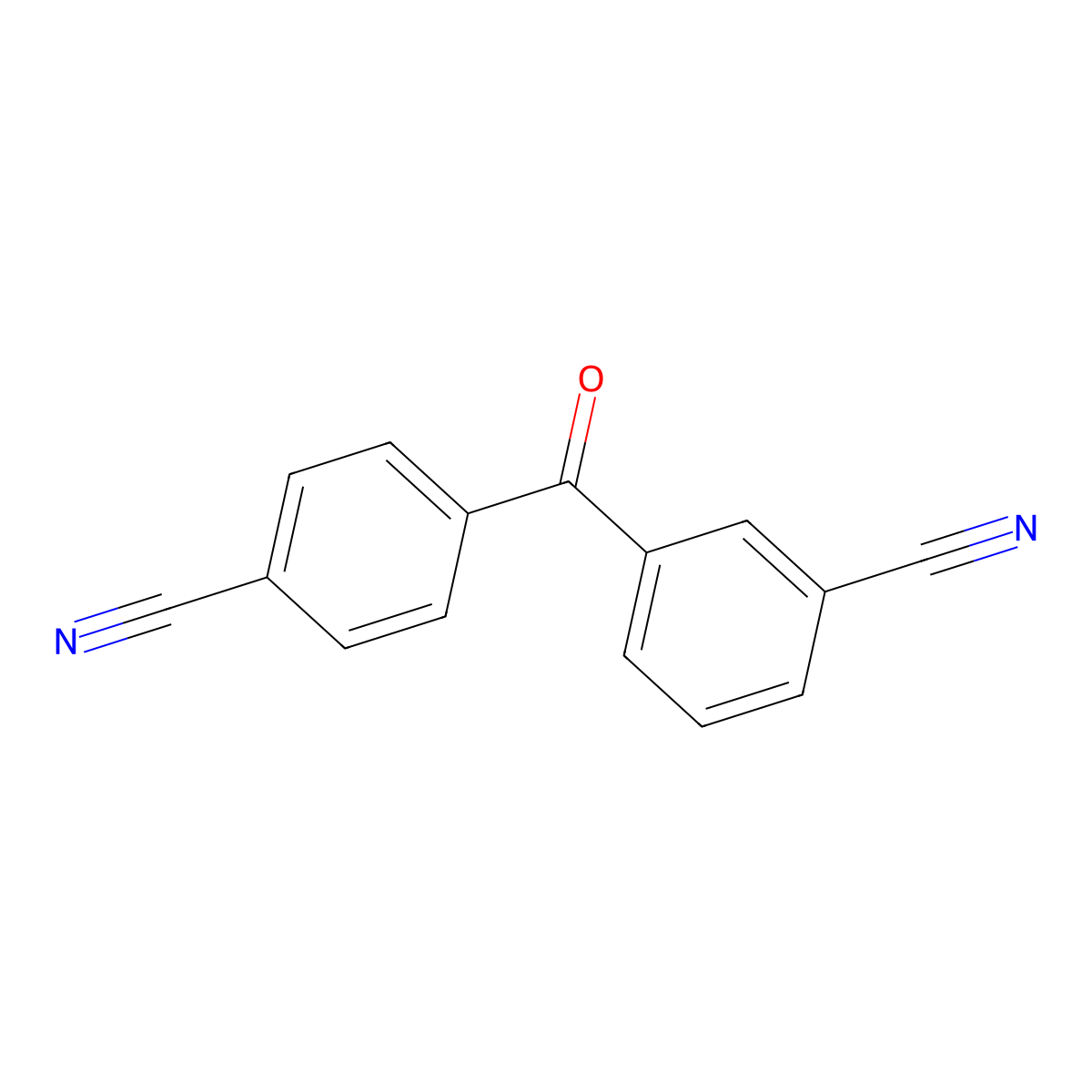 3-(4-Cyanobenzoyl)benzonitrile molecular structure, CAS 1956331-85-3