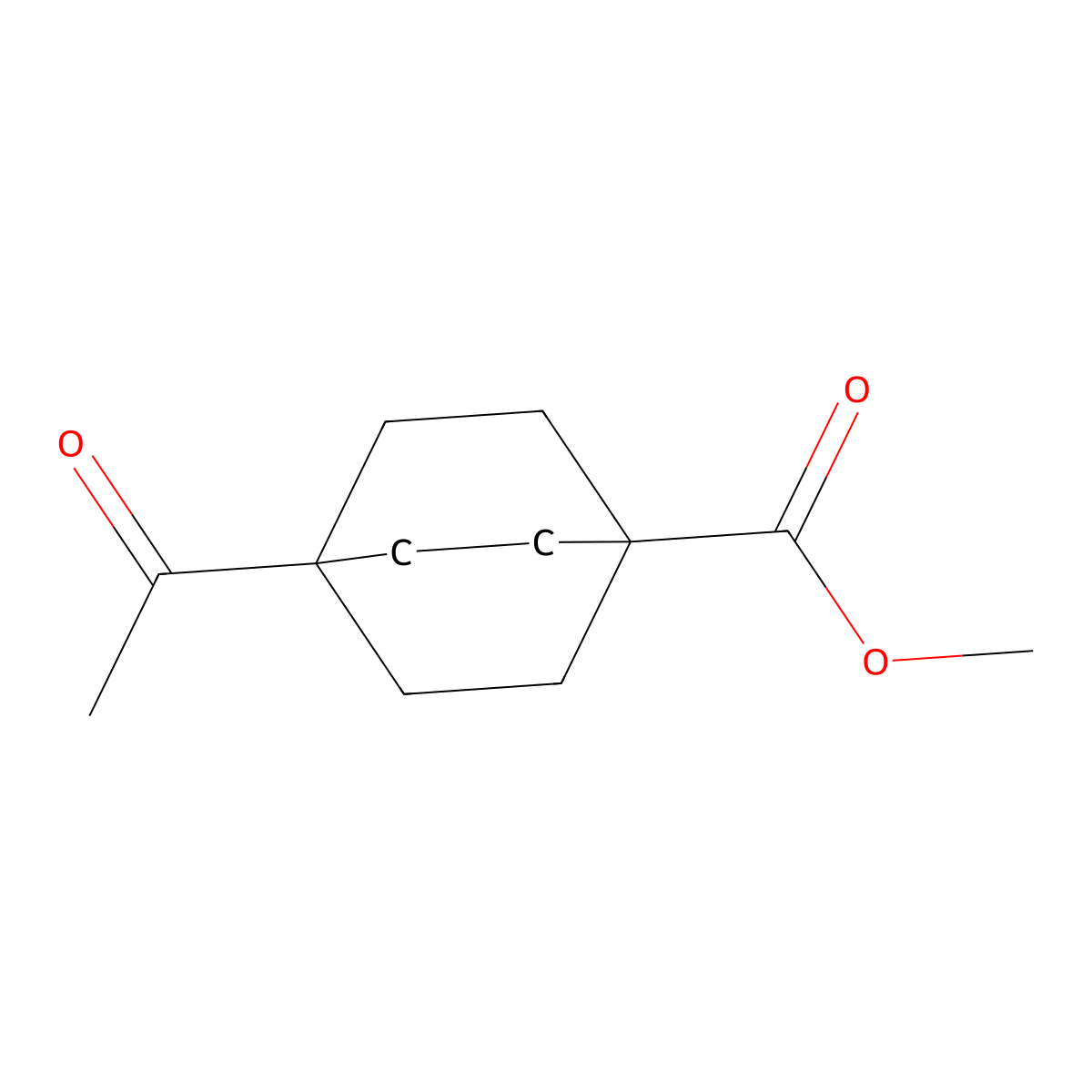 Methyl 4-acetylbicyclo[2.2.2]octane-1-carboxylate molecular structure, CAS 1956334-59-0