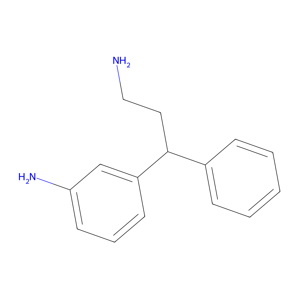 3-(3-Amino-1-phenylpropyl)aniline molecular structure, CAS 1956335-28-6