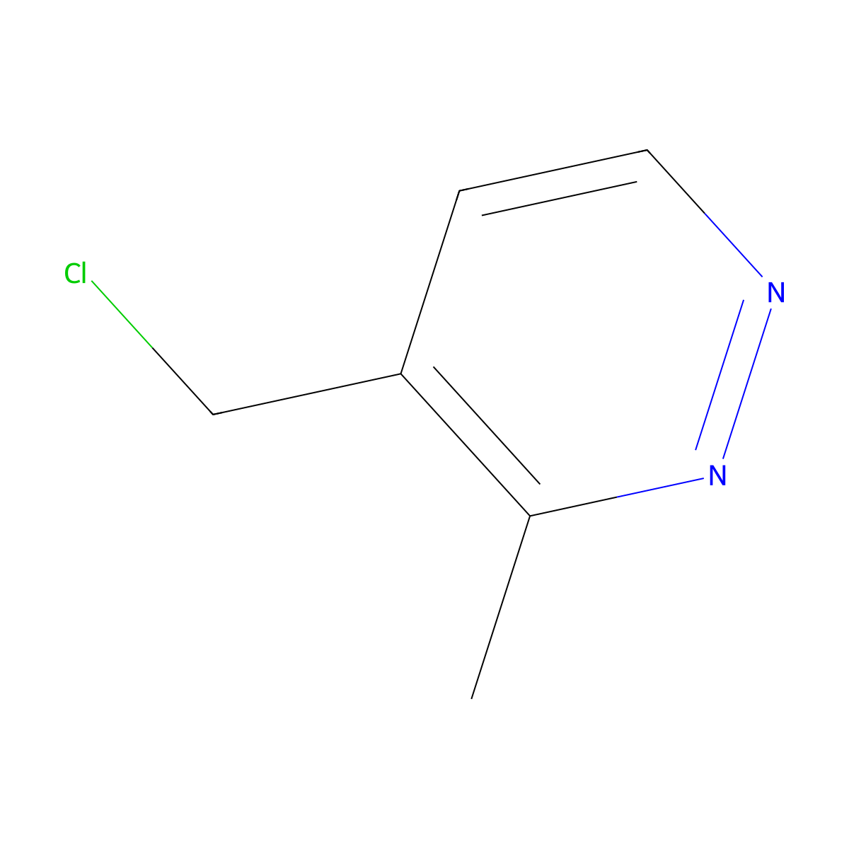 4-(Chloromethyl)-3-methylpyridazine molecular structure, CAS 1956335-42-4