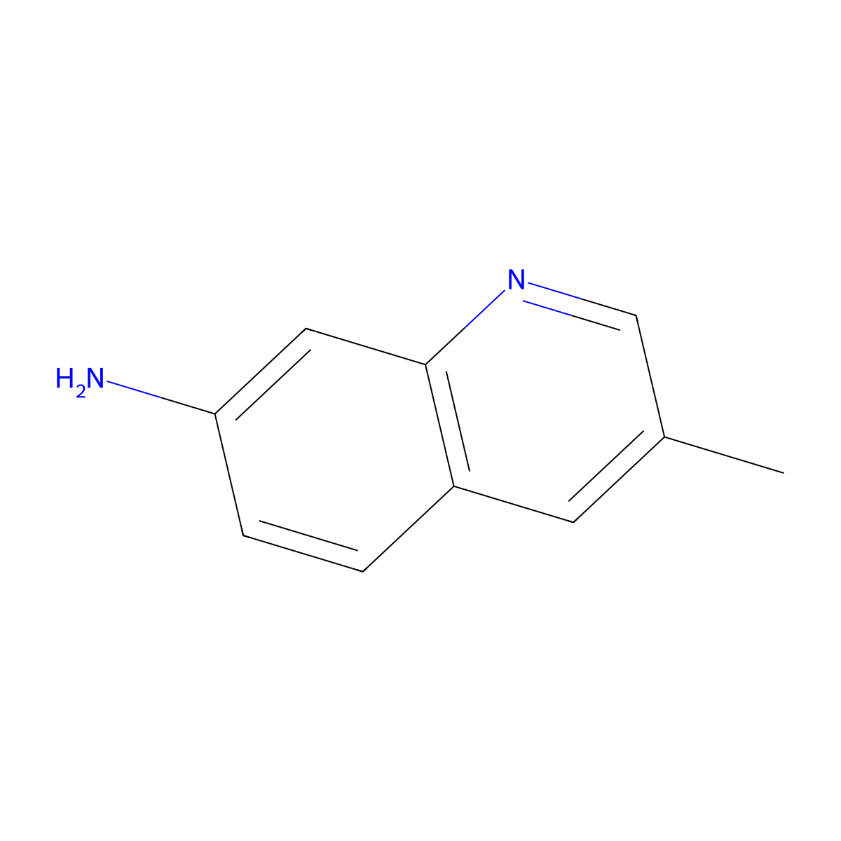 3-Methylquinolin-7-amine molecular structure, CAS 1956341-24-4
