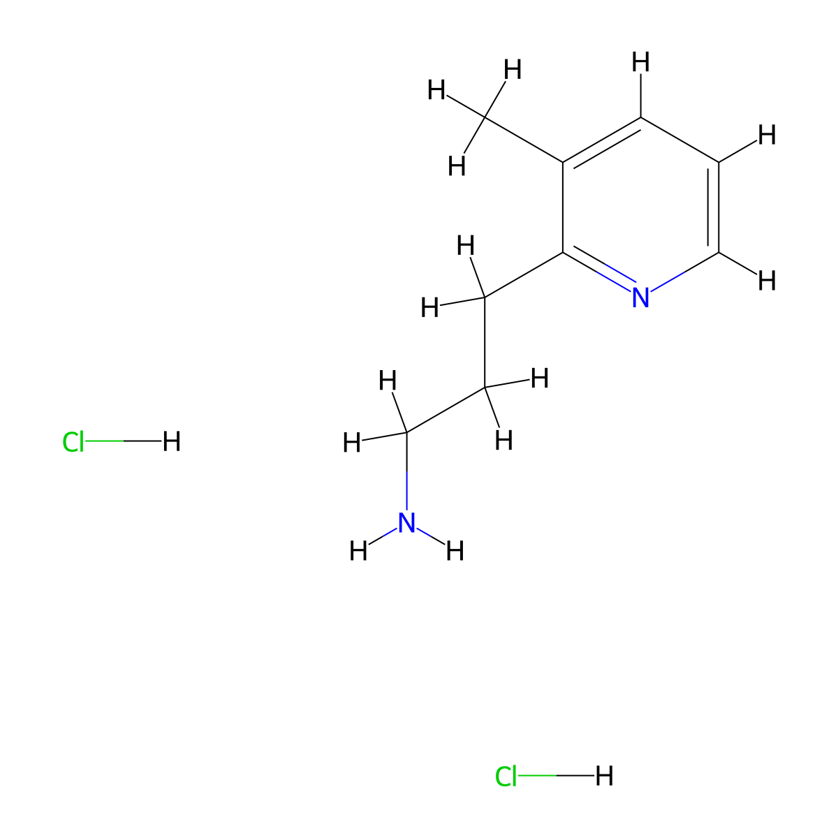 3-(3-Methylpyridin-2-yl)propan-1-amine dihydrochloride molecular structure, CAS 1956365-42-6
