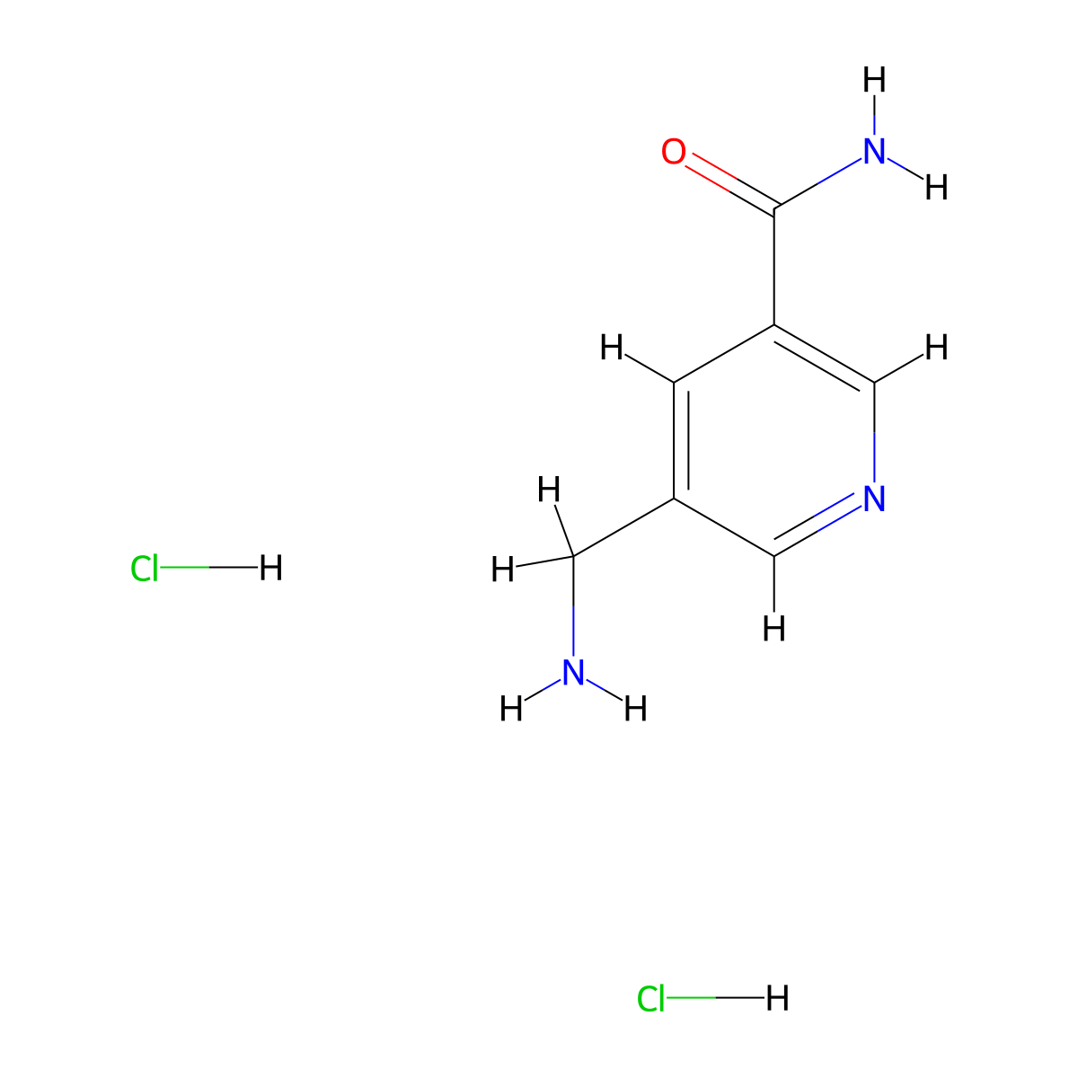 5-(Aminomethyl)nicotinamide dihydrochloride molecular structure, CAS 1956365-61-9