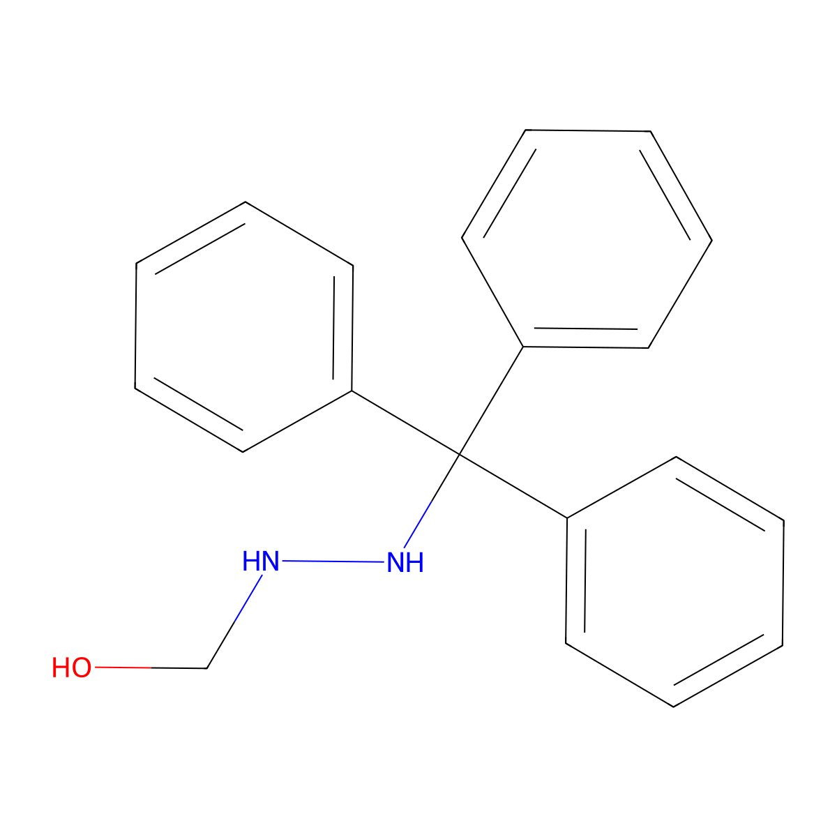 (2-Tritylhydrazinyl)methanol molecular structure, CAS 1956365-95-9