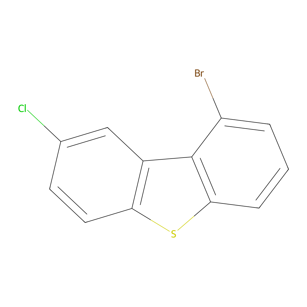 1-Bromo-8-chlorodibenzo[b,d]thiophene molecular structure, CAS 1956366-55-4