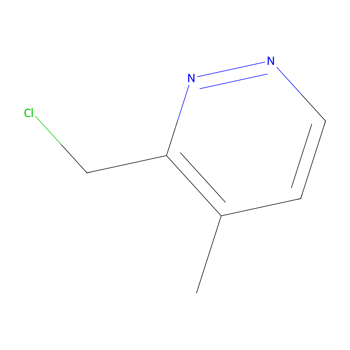 3-(Chloromethyl)-4-methylpyridazine molecular structure, CAS 1956370-78-7